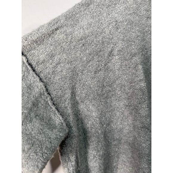 Free People Milo Oversized Tunic High Neck Sweater in Heather Grey Size large - Picture 4 of 10